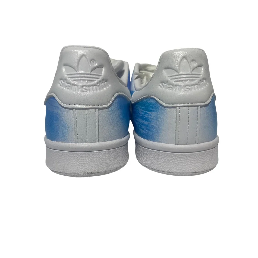 Adidas Stan Smith Custom Hand Painted Bored Ape Sneakers Size 9 Streetwear